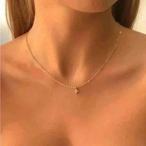 ⚠️Clearance🫧Necklace With Rhinestone Pendant